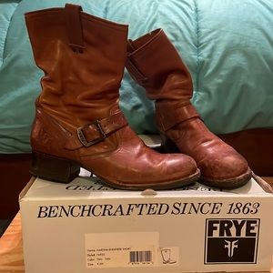 Womens Frye Martina Engineer Short boot